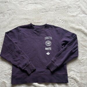 Purple Roots Pullover Sweater Size Small